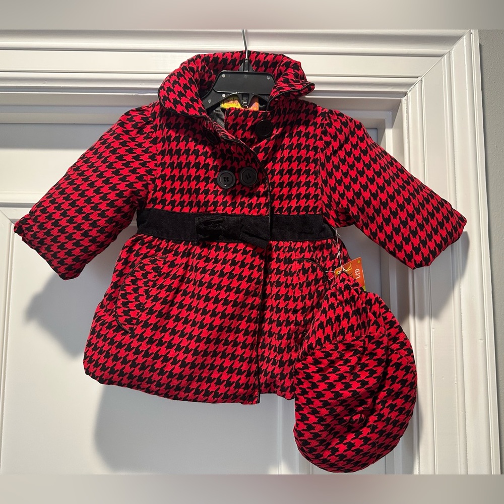Adorable Penelope Mack jacket and matching hat.